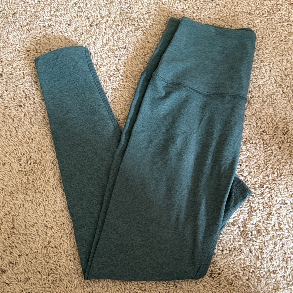 Beyond Yoga High-Waist Leggings in Teal